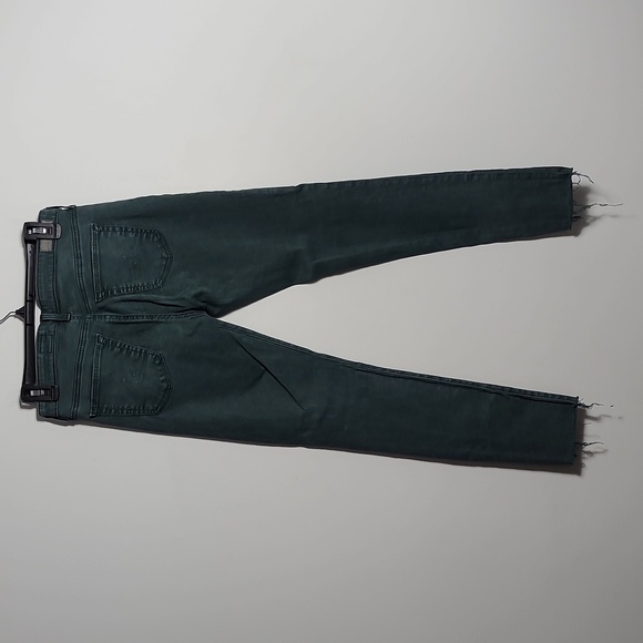 AG ADRIANO GOLDSCHMIED The Legging Ankle Super Skinny Green Jeans Size 28 R - Picture 11 of 16